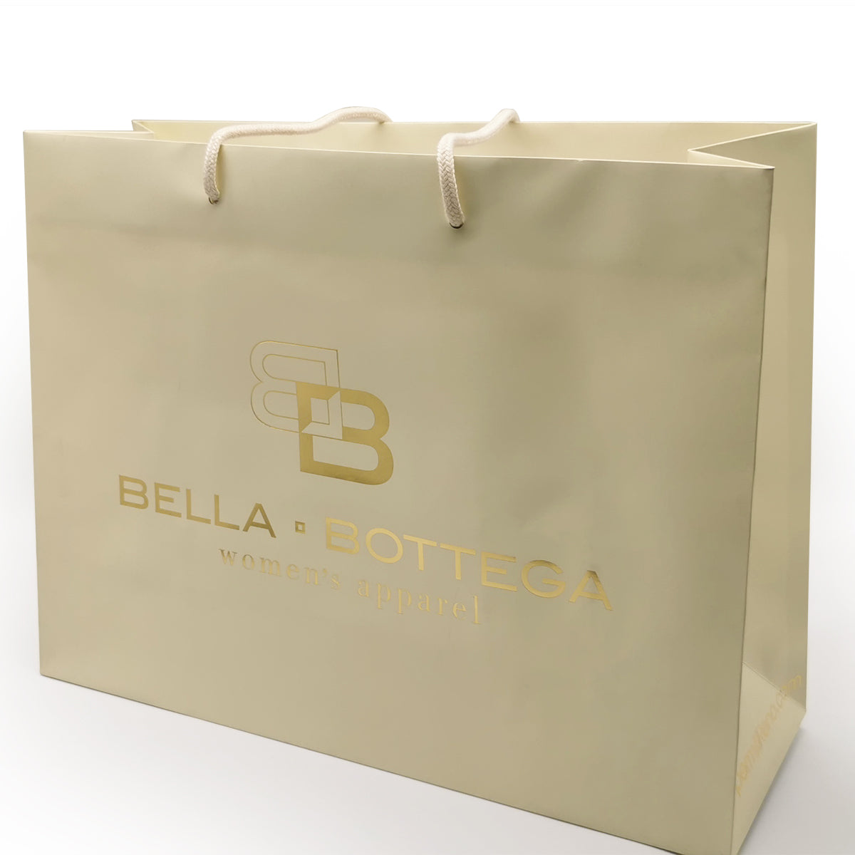 Paper Shopping Bag-Notted End Handle Bag-JC0029