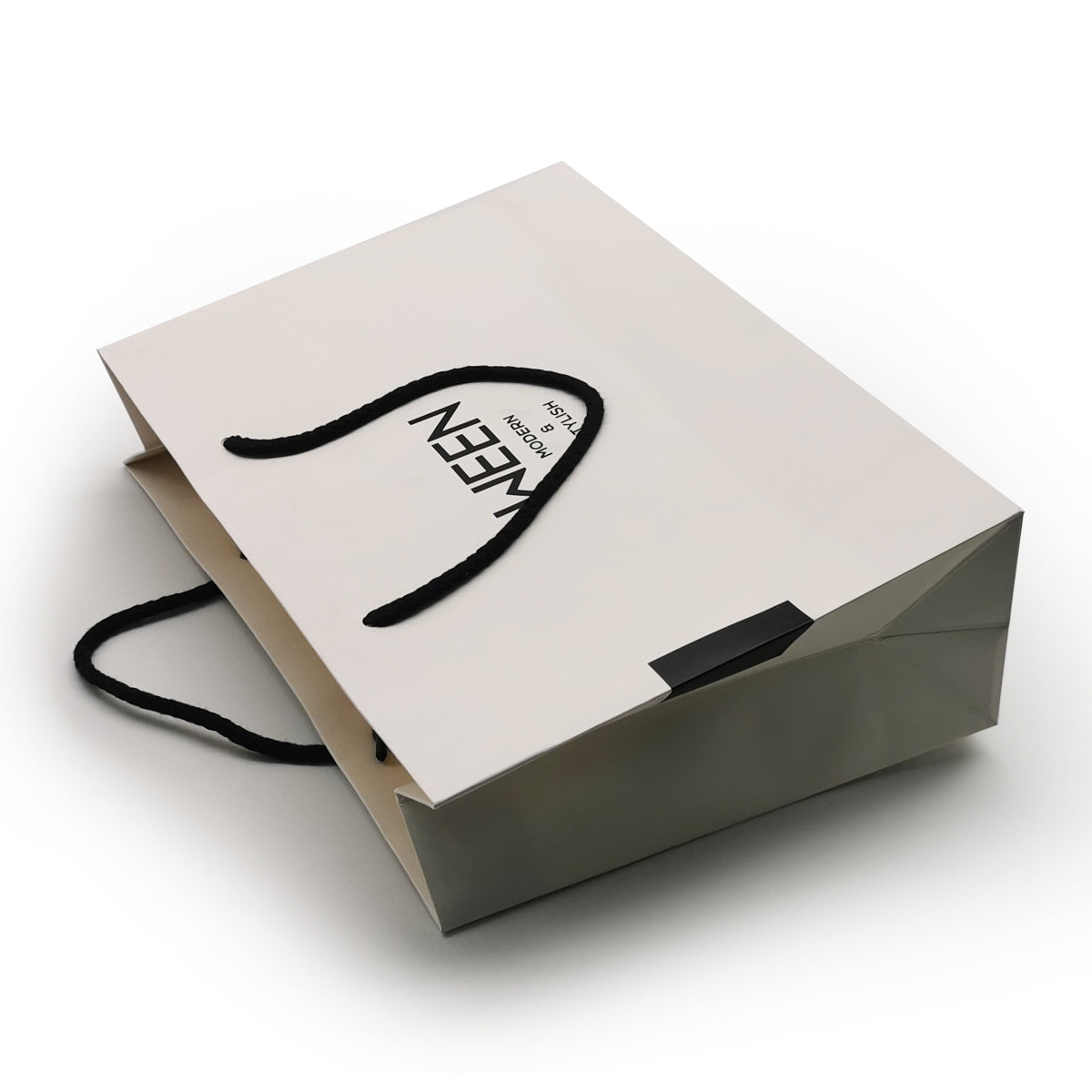 Paper Shopping Bag-Notted End Handle Bag-JC0024