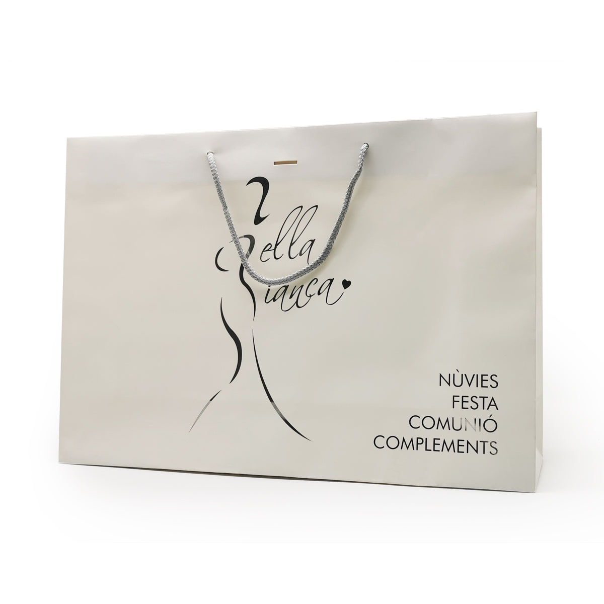 Paper Shopping Bag-Notted End Handle Bag-JC0022