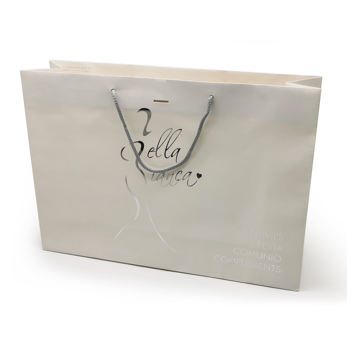 Paper Shopping Bag-Notted End Handle Bag-JC0022