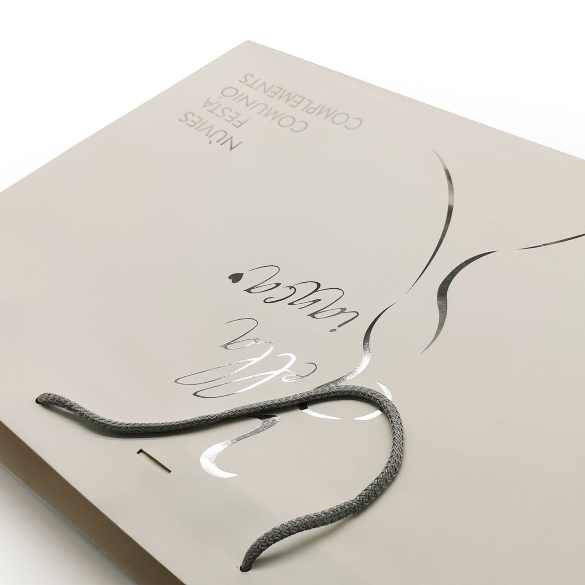 Paper Shopping Bag-Notted End Handle Bag-JC0022