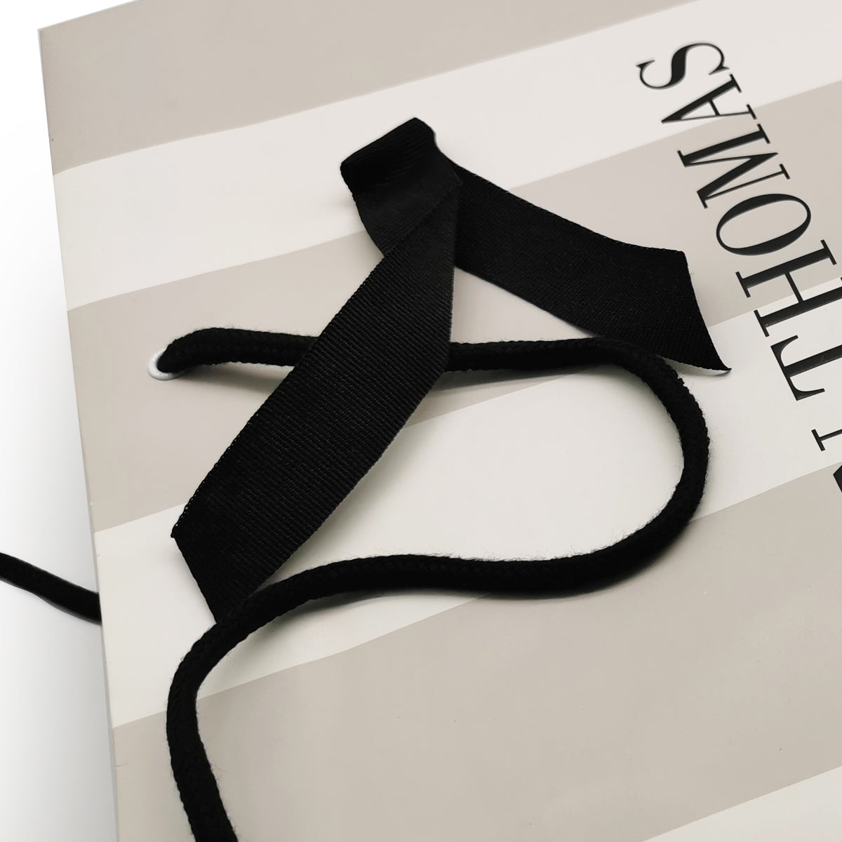 Paper Shopping Bag-Notted End Handle Bag-JC0023